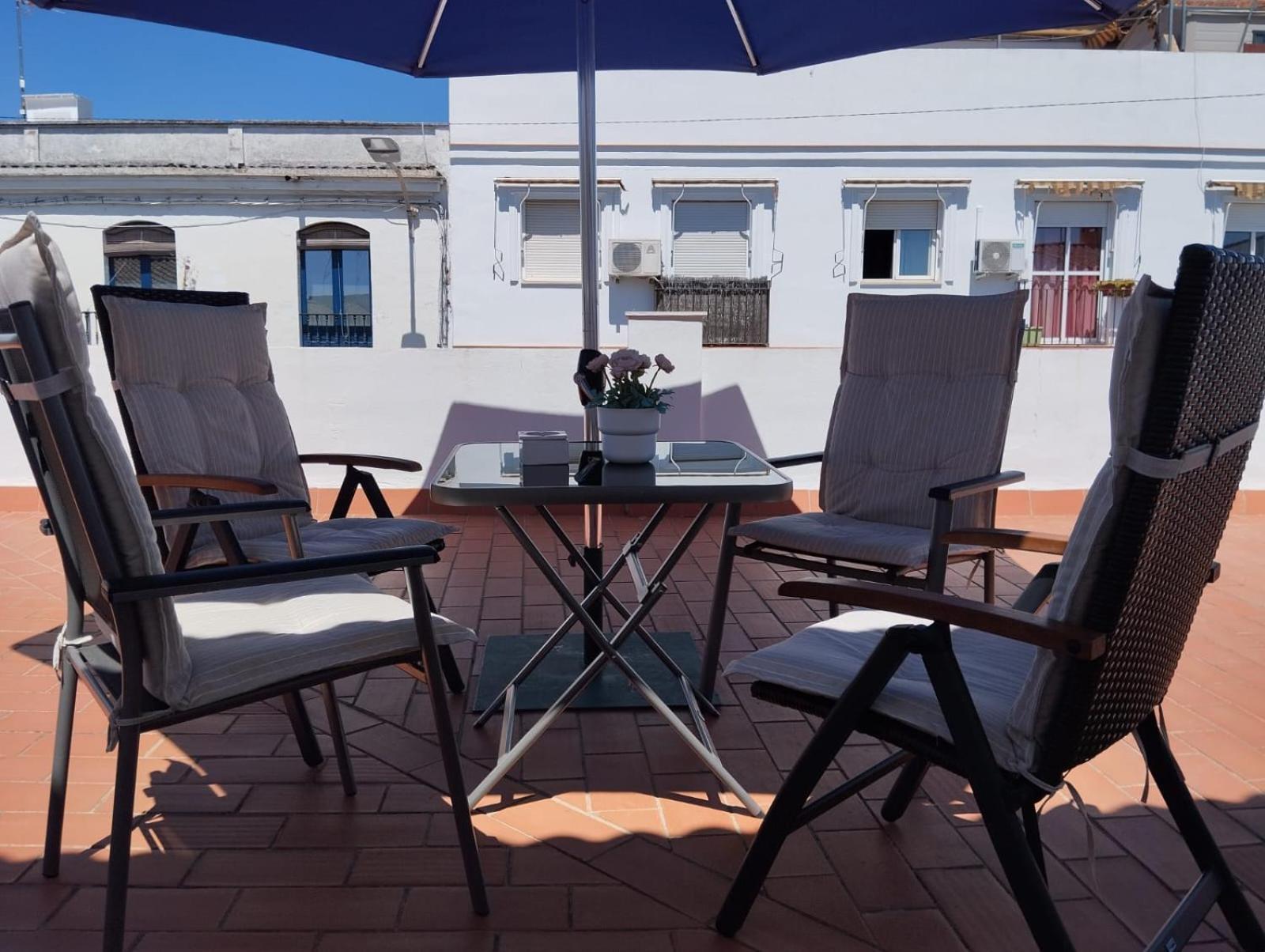 Apartamento 2 Habitaciones Sanlucar La Mayor N-431 Sevilla-Huelva Bagian luar foto